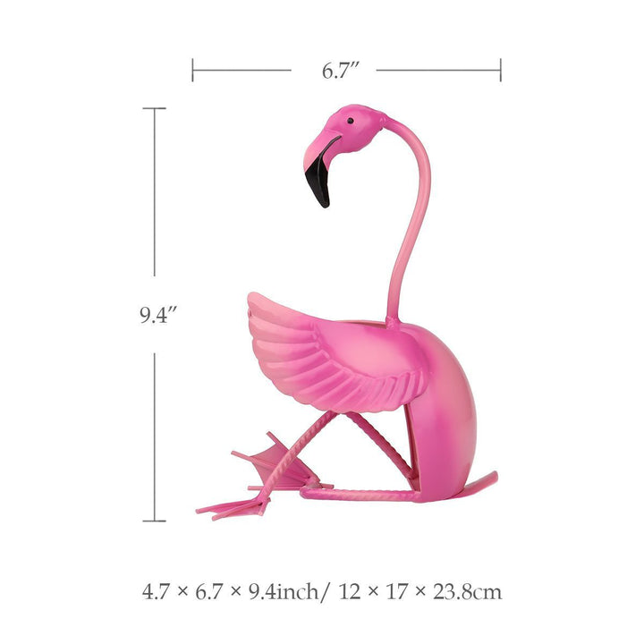 Flamingo wine rack wrought iron